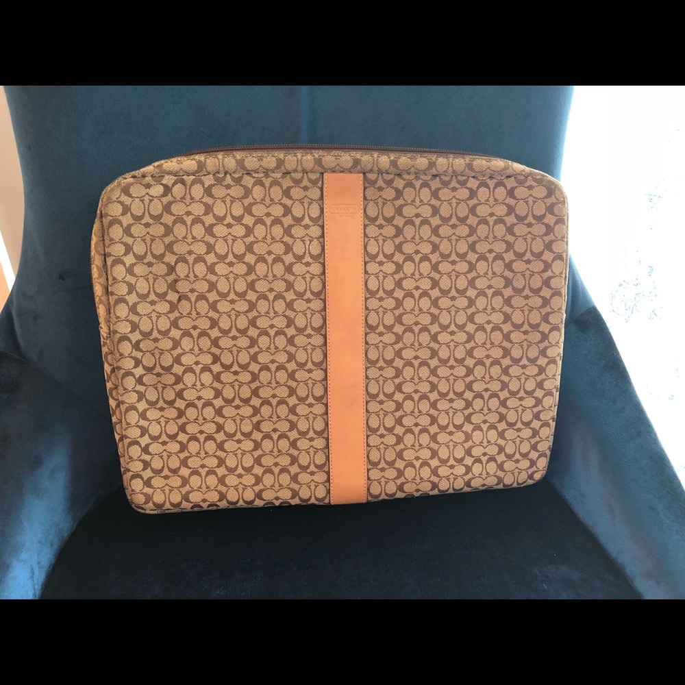 Coach laptop case